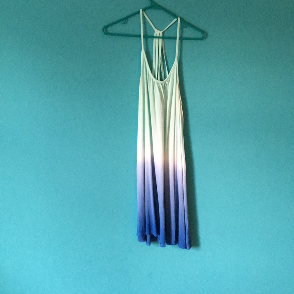 Green Blue ombré sundress